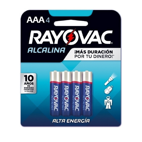 Pila AAA blister 4 unidades alcalina